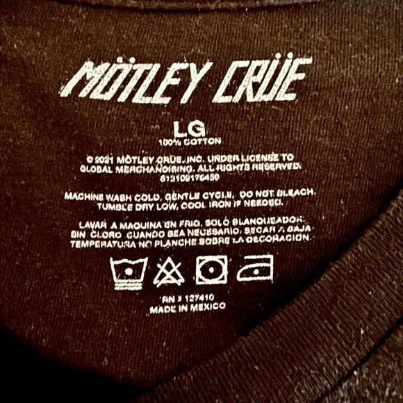 🔥 Mötley Crüe Japan Tour ’85 T-Shirt – Size Large 🔥 - Picture 9 of 9